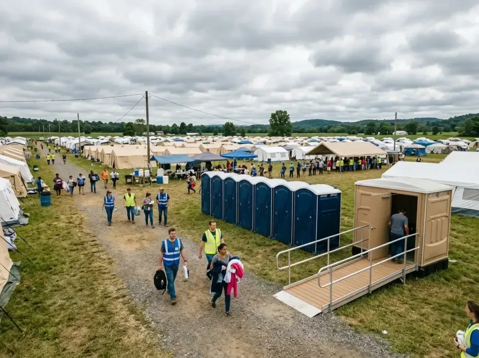 disaster-relief-camp-restrooms-010 — frequently asked questions, Dumpster & Portable Bathrooms Rental in Country Club, MO